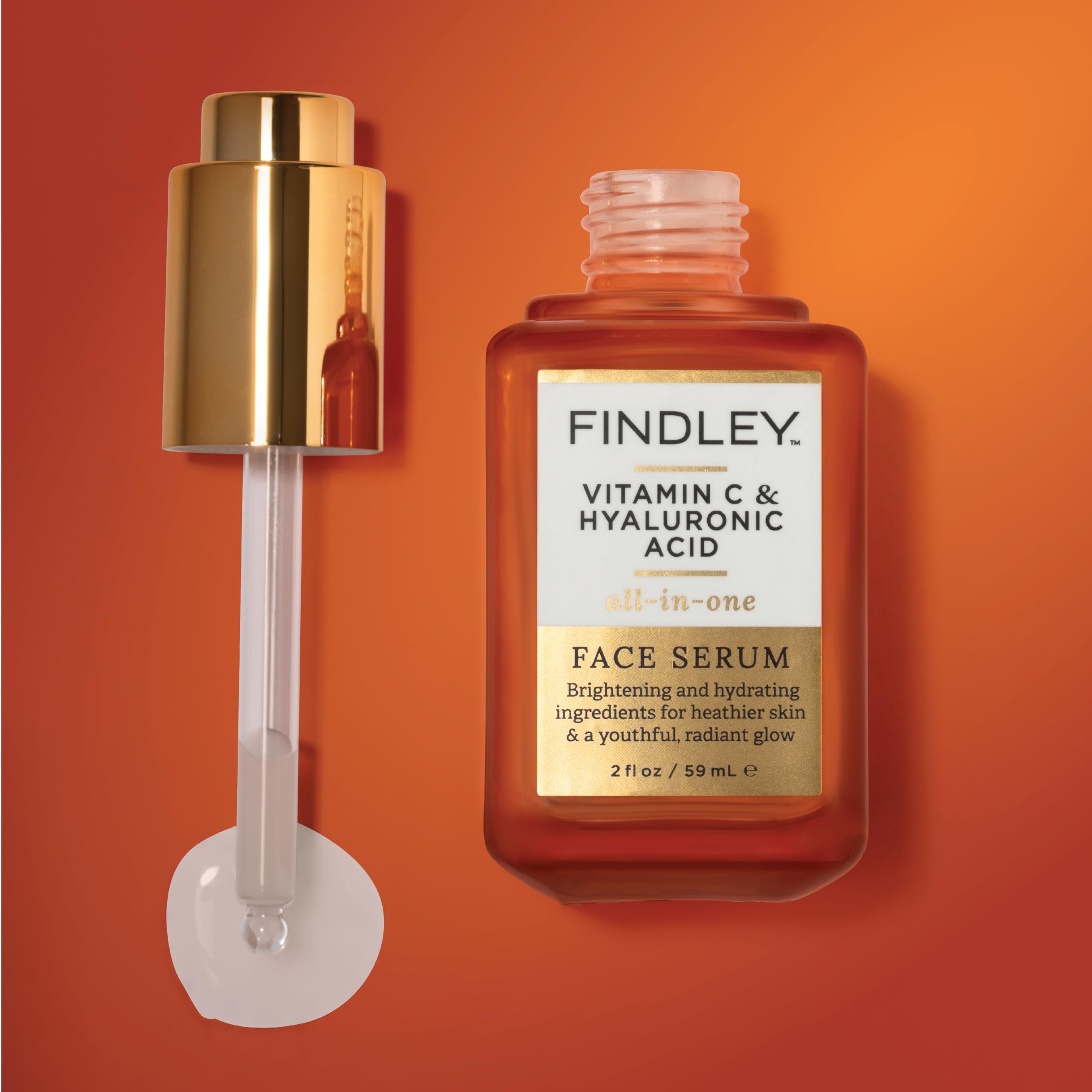 Application facile du sérum Findley matin ou soir sur la peau