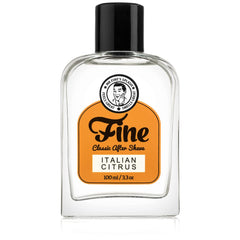 Fine après-rasage bouteille au citrus italien avec parfum raffiné et rafraîchissant