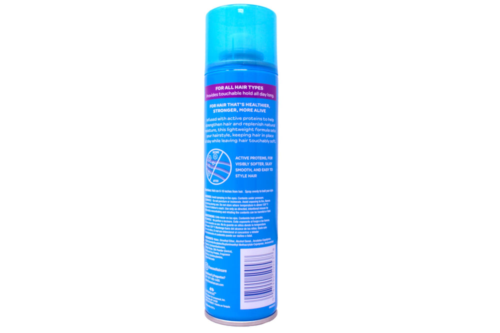 Finesse Finish + Strengthen – avant/après montrant cheveux plus faciles à coiffer.