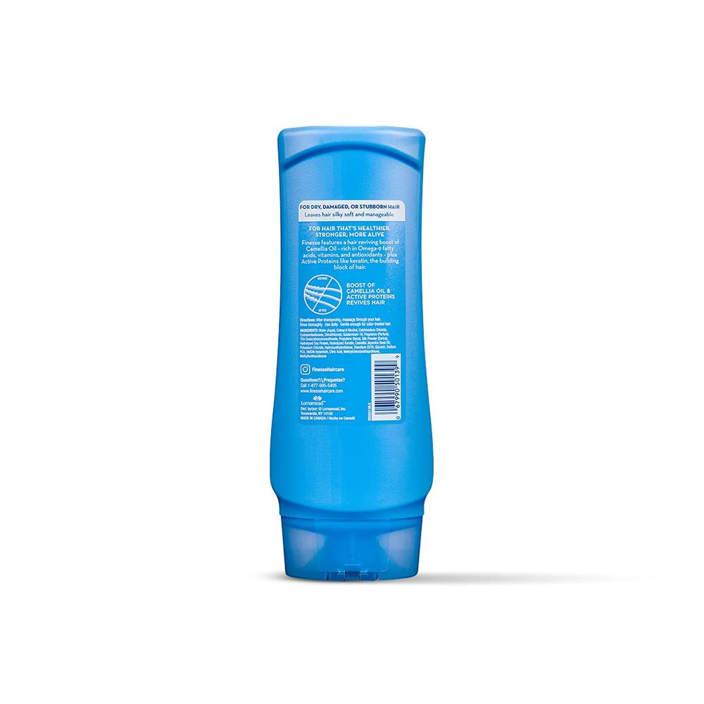 Finesse conditioner 13oz label highlights nourishing formula.