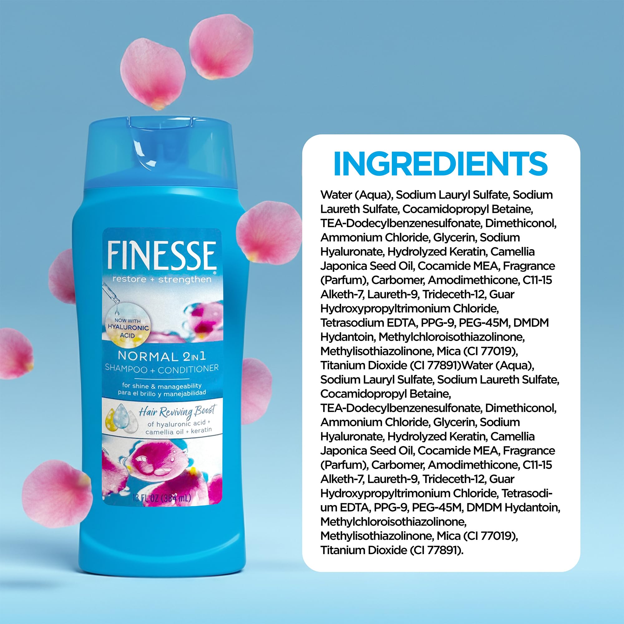 FINESSE, parfum doux et frais pendant l'application.