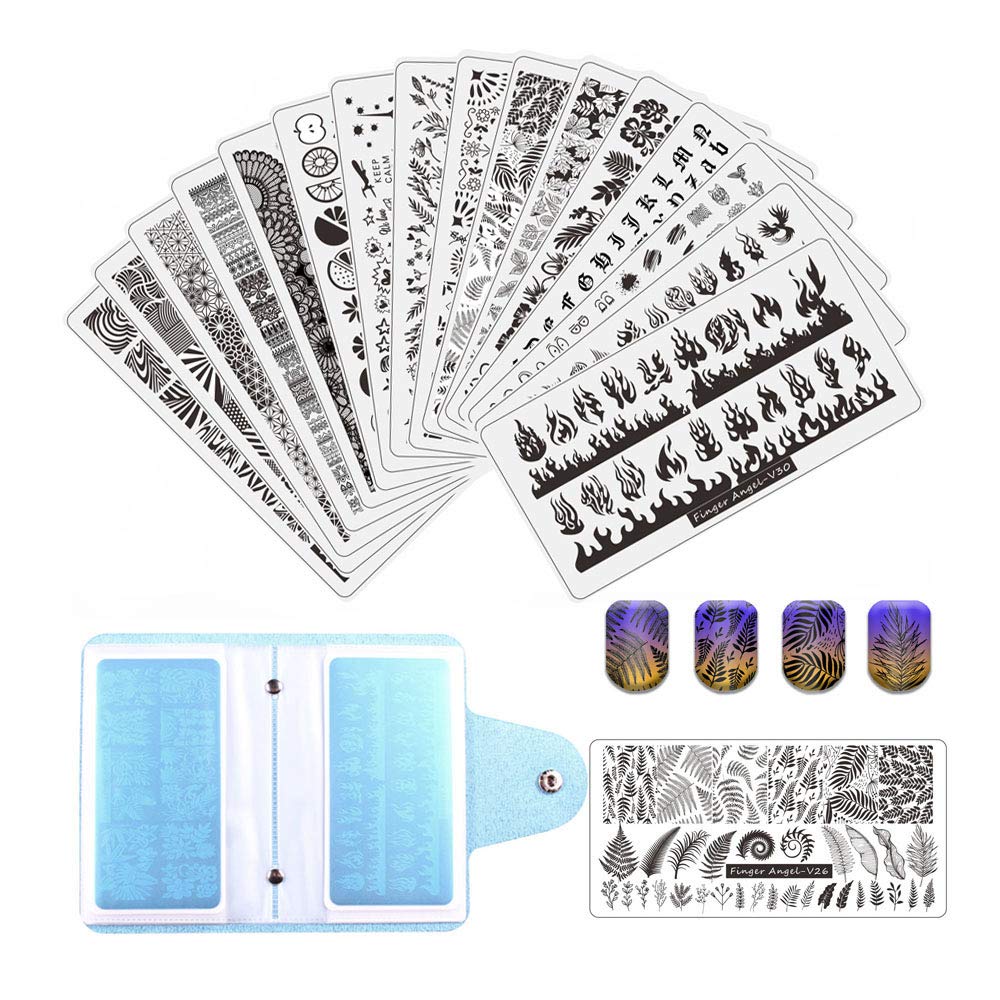 FingerAngel tampon de transfert double pour transfert net sur l'ongle