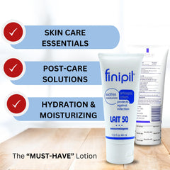 Finipil Lait 50 rafraîchissement immédiat sur la peau.