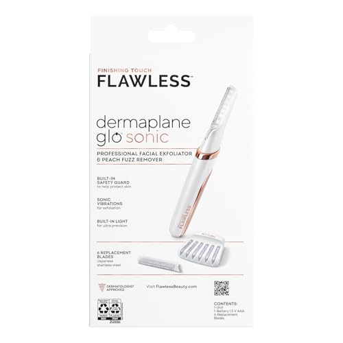 Lames japonaises utilisées par Finishing Touch Flawless Glo Sonic pour exfolier en douceur