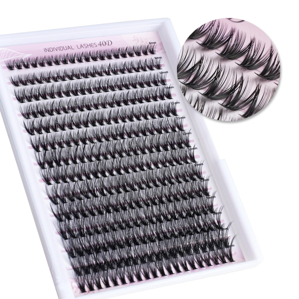 Emballage FinyDreamy de cils individuels 40D pour recharge pratique.