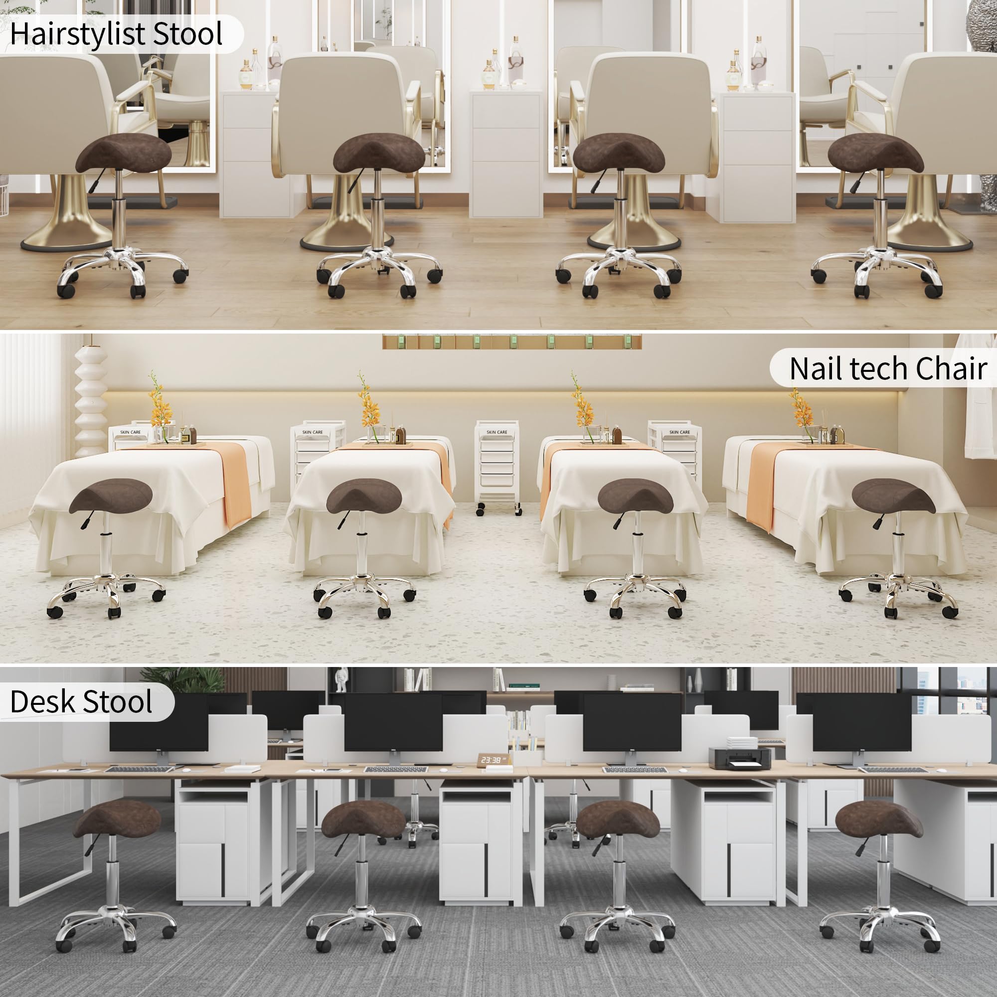 Position de travail ergonomique FIRAVOE pour un angle des coudes optimal.