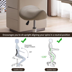FIRAVOE assise en cuir PU et mousse dense pour confort durable