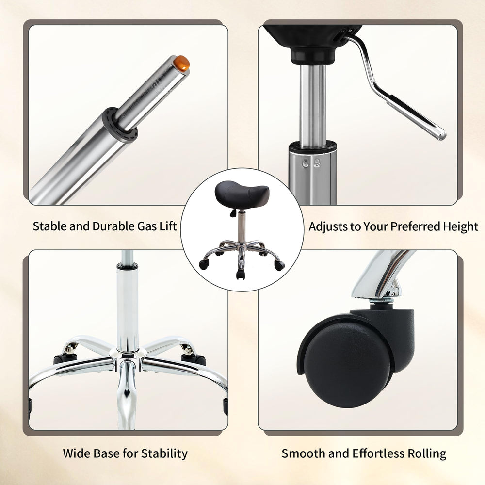 FIRAVOE tabouret selle ergonomique épouse les courbes pour une posture naturelle.