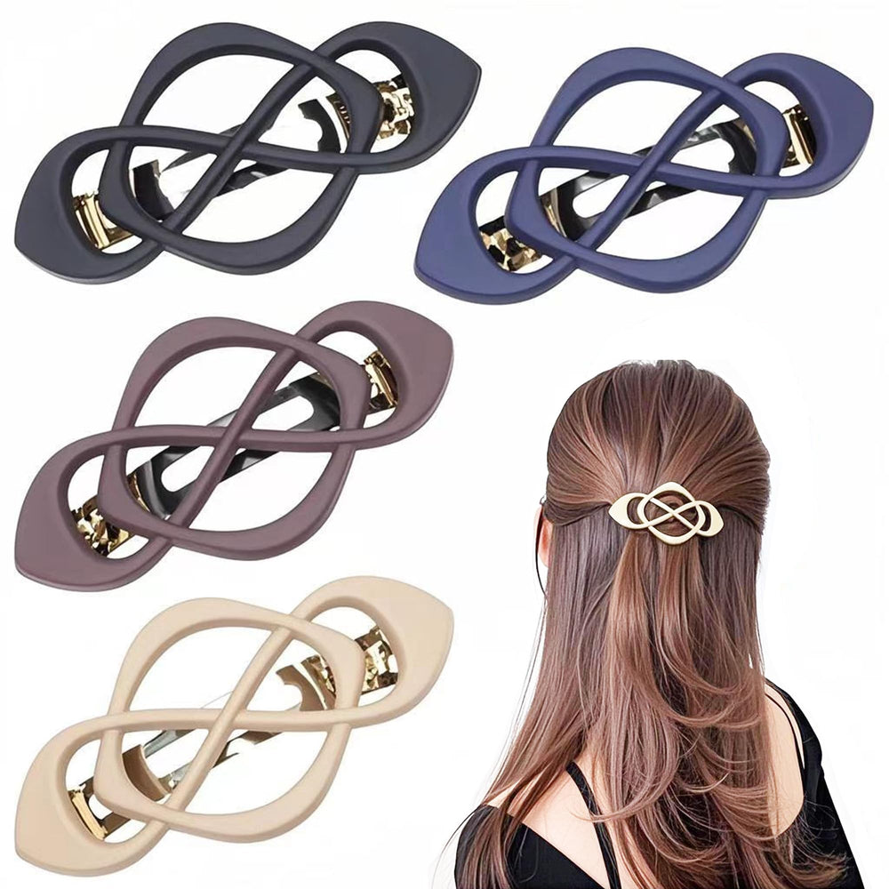 Barrettes Fireach au design vintage rétro, pour sublimer les demi-cheveux avec élégance.