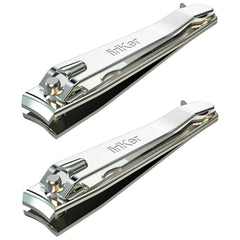 Coupe-ongles Firiker en inox avec poignee longue pour coupe facile et precise.