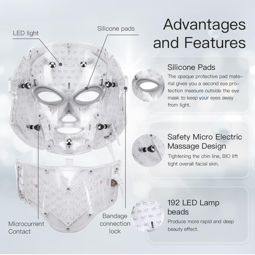 Firmosa masque led visage confort écologique : conception sûre et respectueuse de l’environnement.