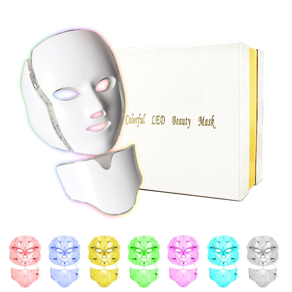 Firmosa masque led visage lumière rouge : peau plus lumineuse au quotidien.