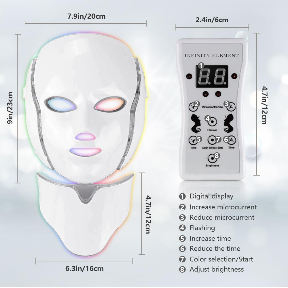 Firmosa masque led visage usage domestique : pratique pour votre routine beauté.