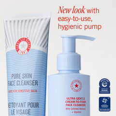 First Aid Beauty texture crème-mousse à l’avoine colloïdale apaise la peau.