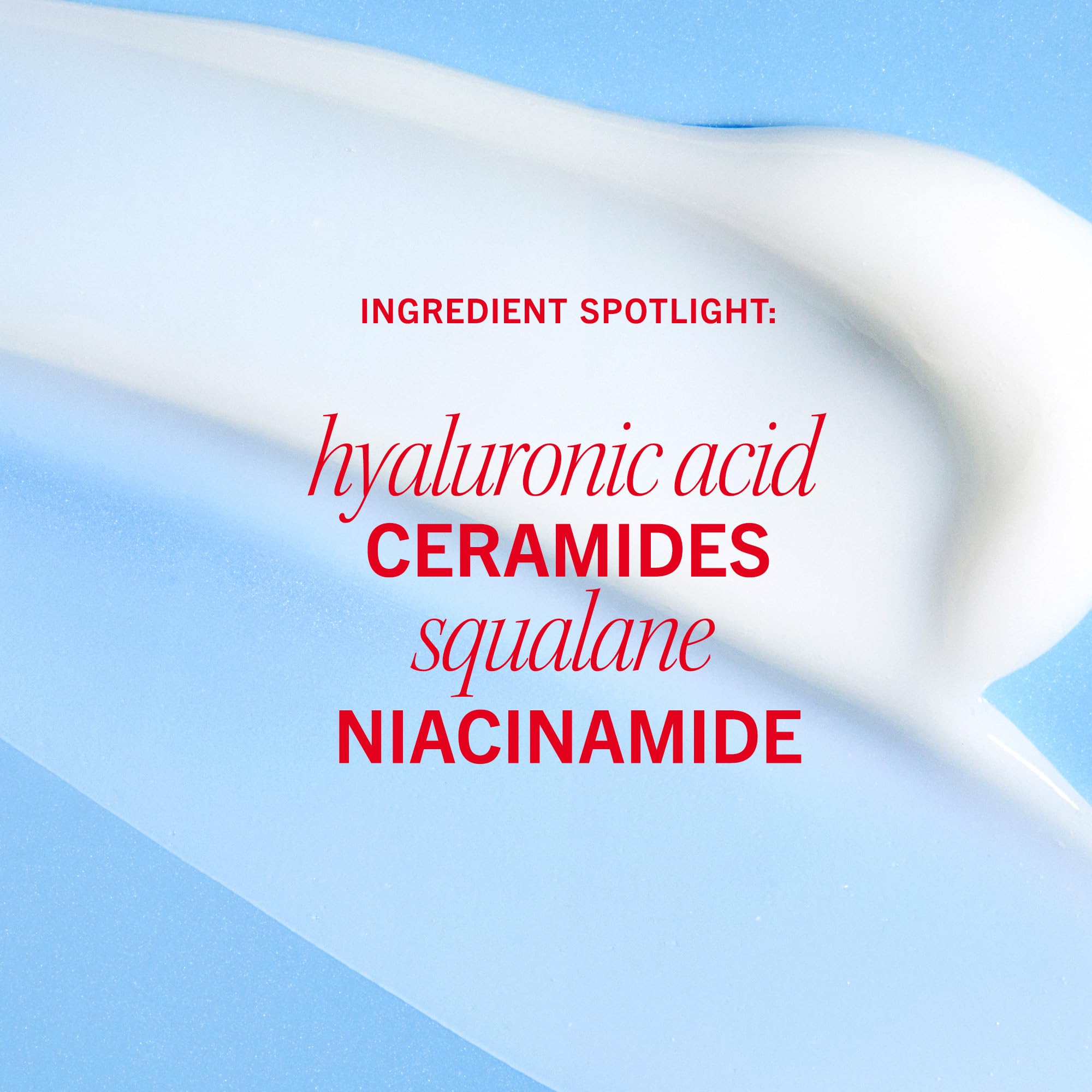 Ingrédients clés: acide hyaluronique et céramides pour l’hydratation.