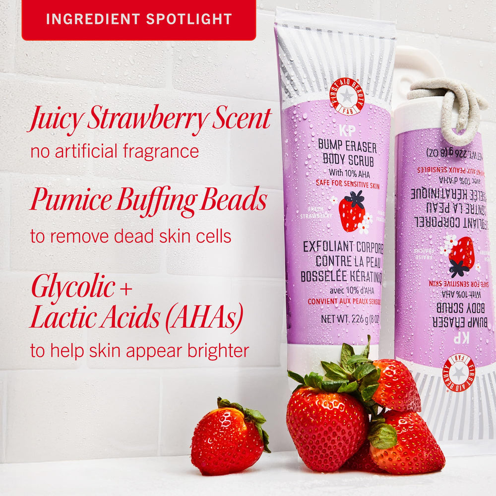 Parfum fraise discret, expérience sensorielle agréable lors de l’application.