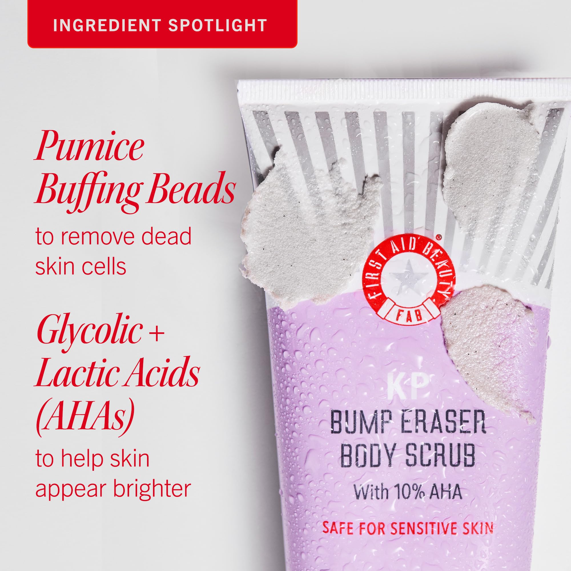 Acides 10 pourcent du KP Bump Eraser pour une exfoliation efficace