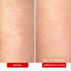 Grains de pierre ponce visibles dans le KP Bump Eraser, exfoliation sans microplastique