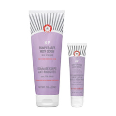 First Aid Beauty KP Bump Eraser dans un pot gommage corps pour peau plus lisse