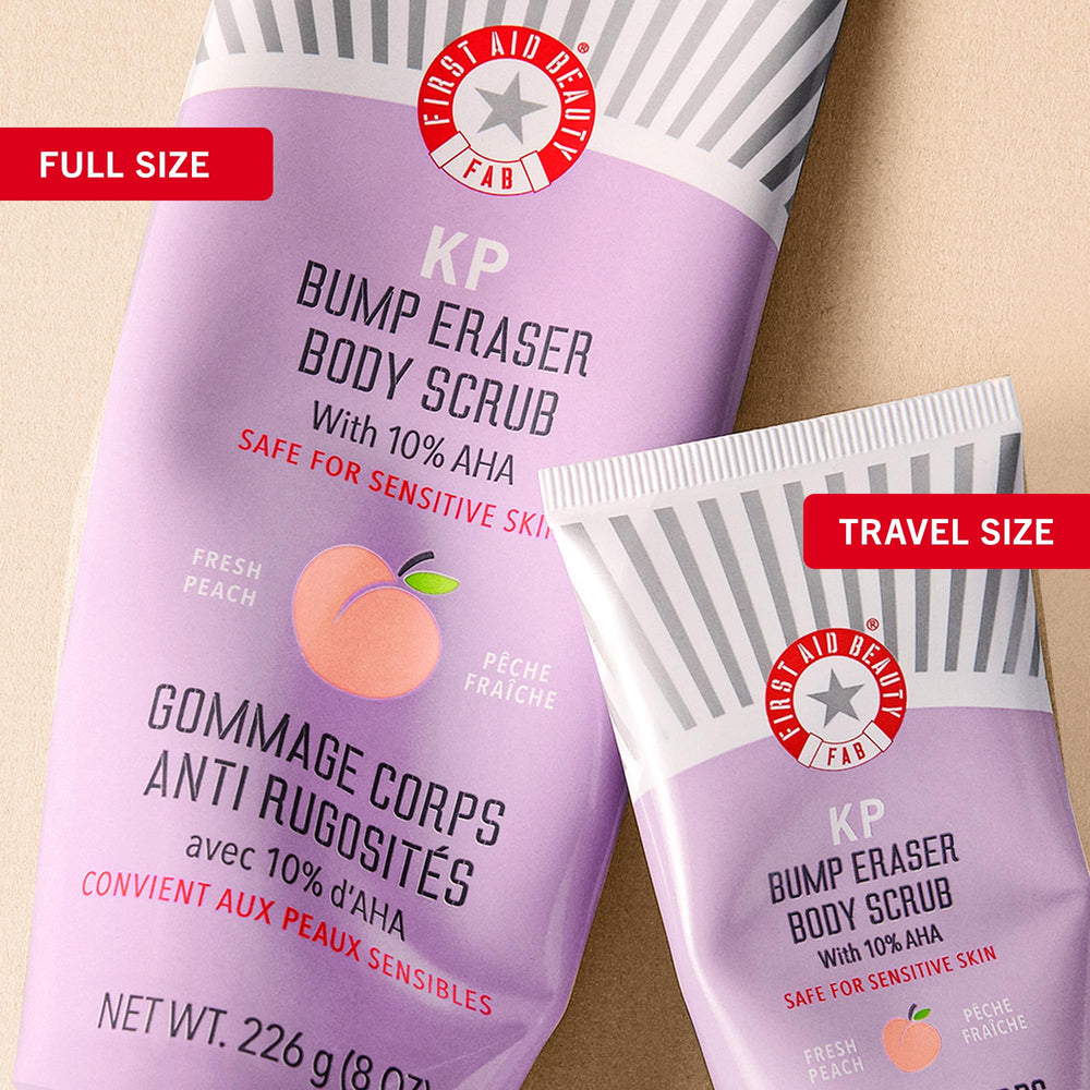 First Aid Beauty KP Bump Eraser safe for sensitive skin formulation shown