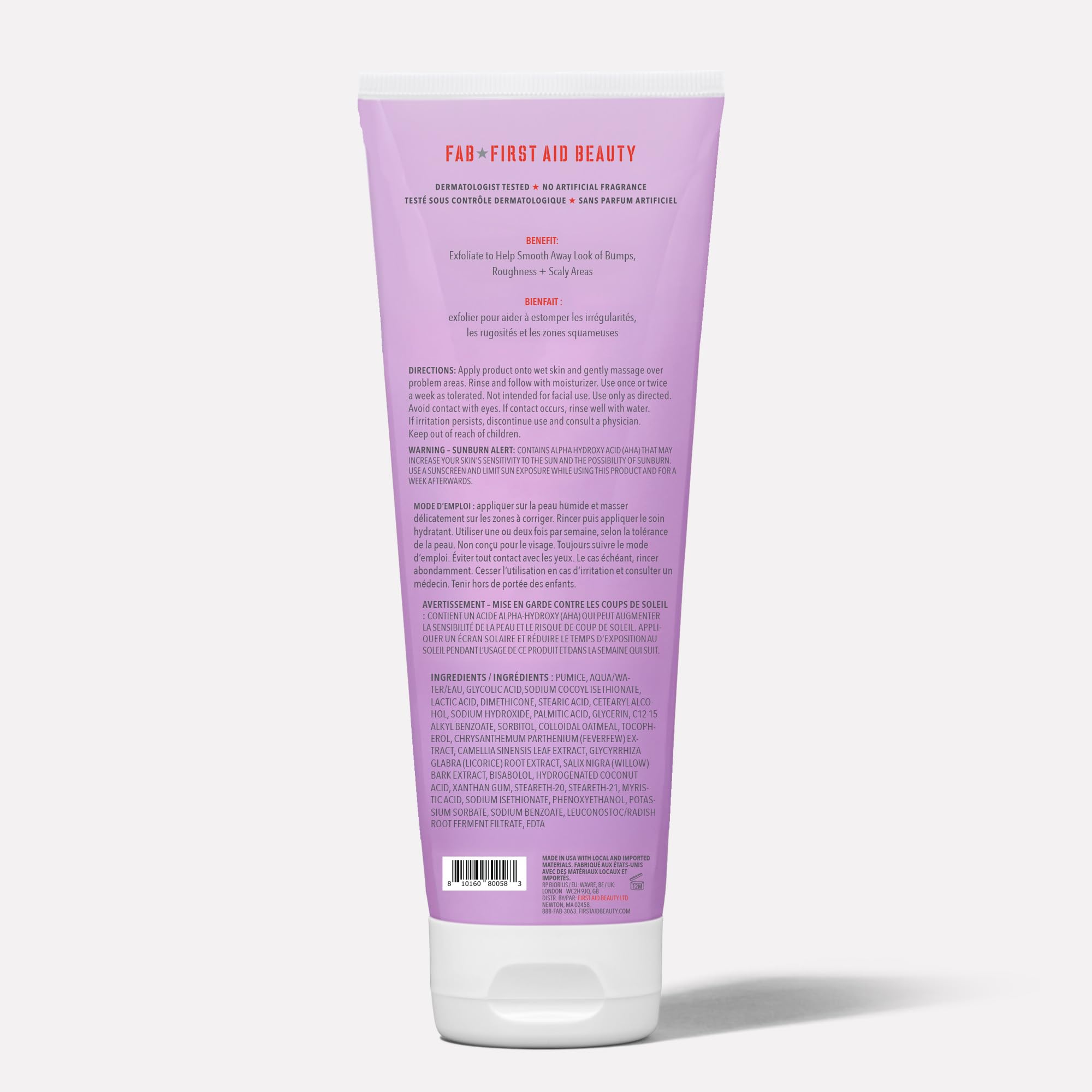 First Aid Beauty KP Bump Eraser usage quotidien pour peau nette