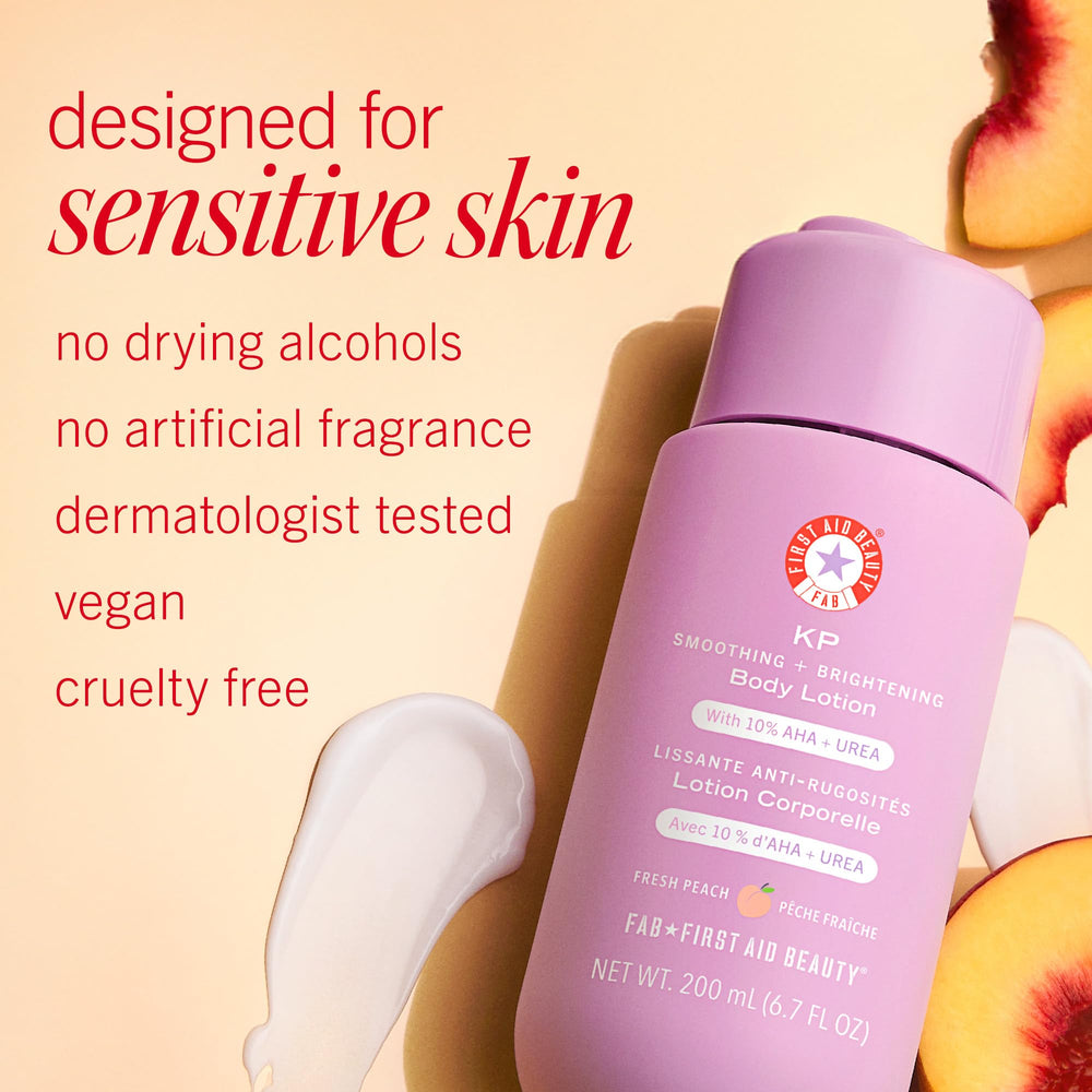 First Aid Beauty KP Smoothing – Application quotidienne sur le corps