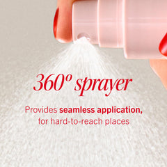 First Aid Beauty pulvérisateur 360 degrés, application précise sur zones difficiles