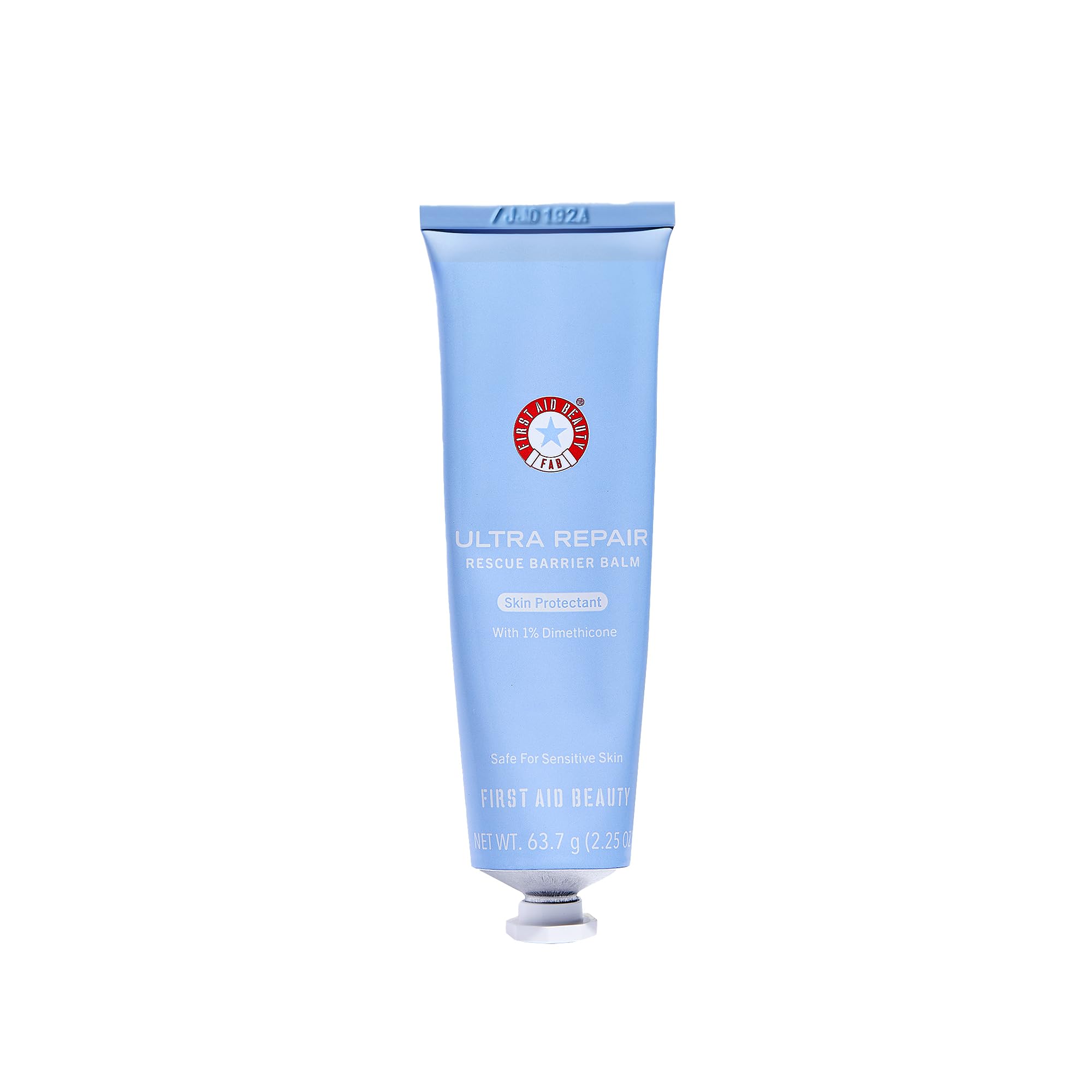 First Aid Beauty Ultra Repair Rescue Barrier Balm emballage, hydratation durable pour peaux sèches