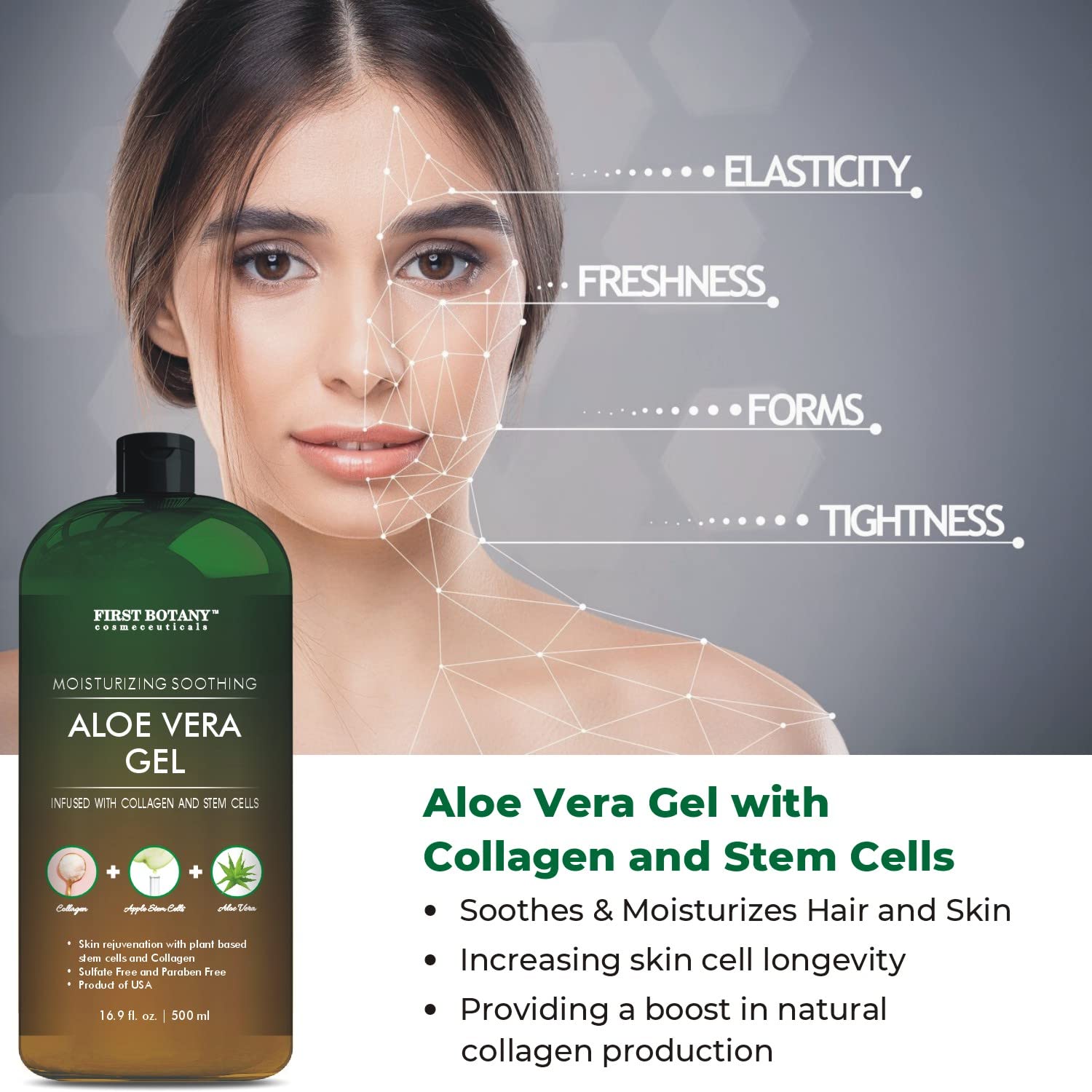 First Botany Aloe Vera Gel – absorption rapide sans résidu