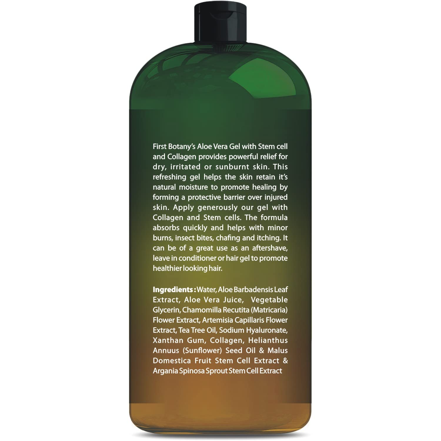 First Botany Aloe Vera Gel – application sur peau pour hydratation douce
