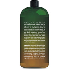 First Botany Aloe Vera Gel – application sur peau pour hydratation douce