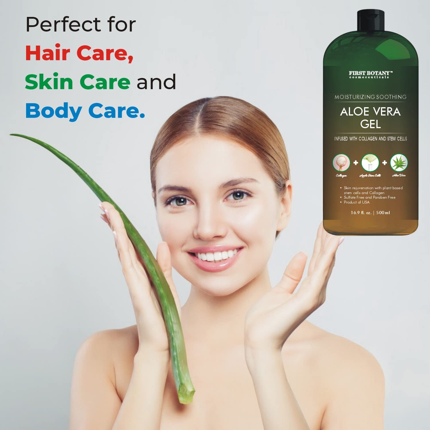 First Botany Aloe Vera Gel – usage après soleil et apaisement