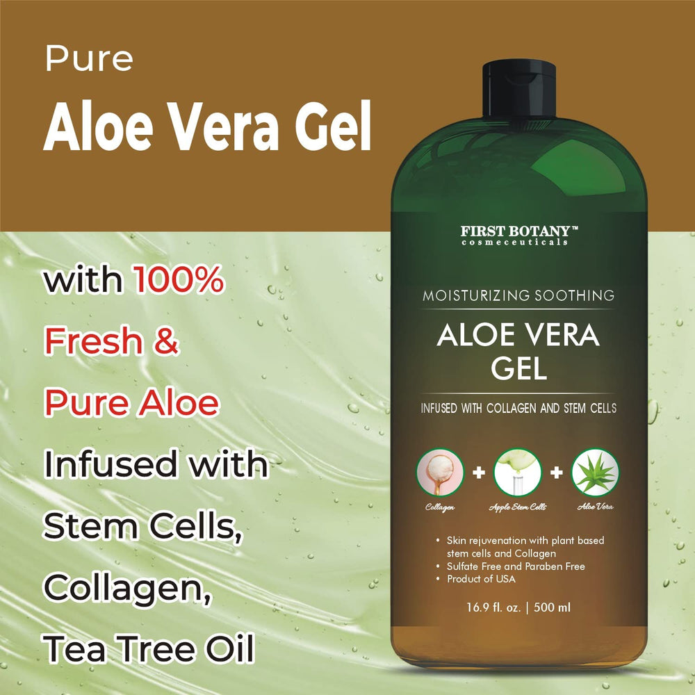 First Botany Aloe Vera Gel – soin cheveux et cuir chevelu doux
