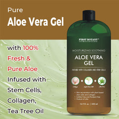 First Botany Aloe Vera Gel – soin cheveux et cuir chevelu doux