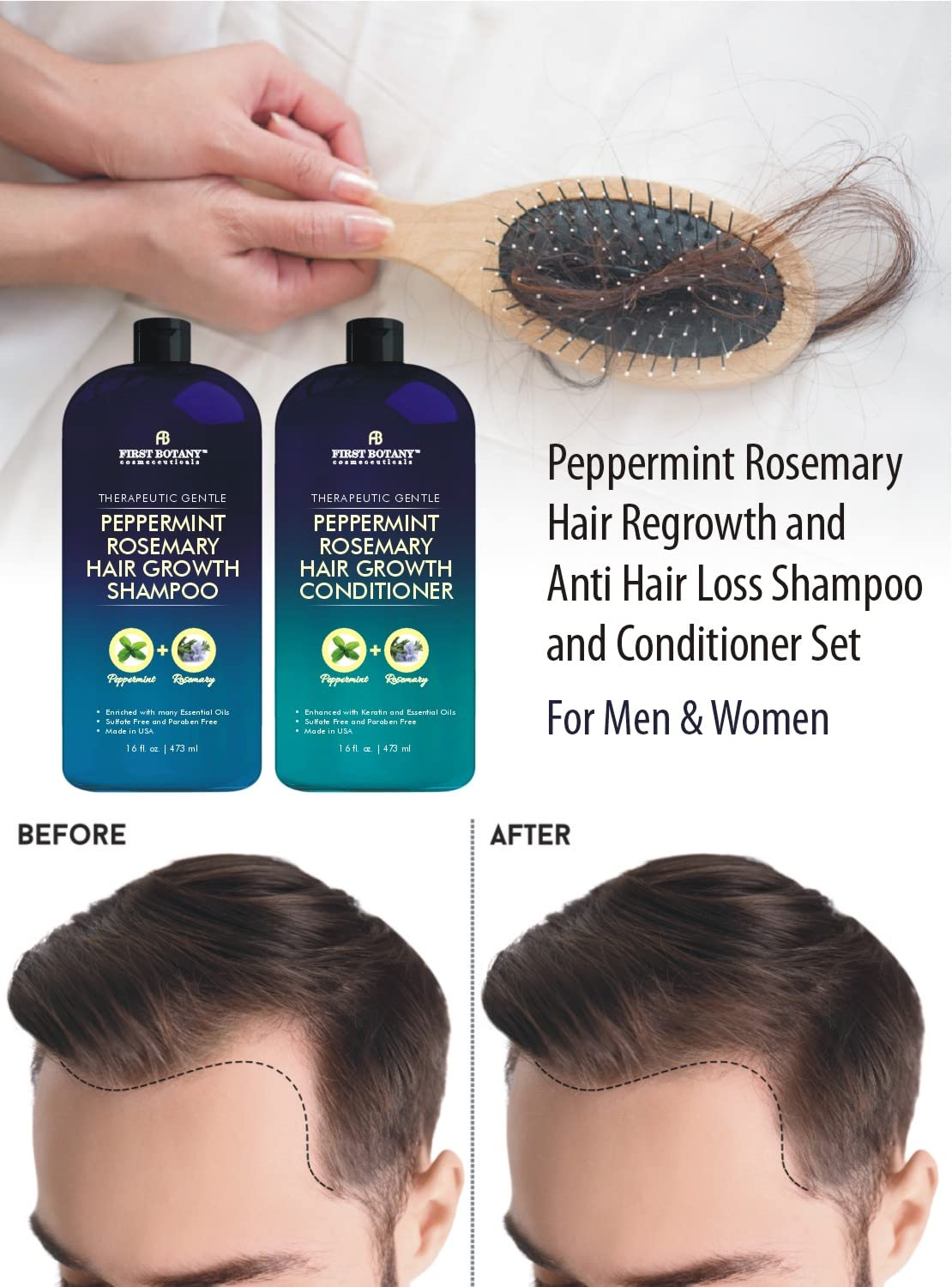 First Botany formule naturelle sans parabènes ni sulfates pour cheveux respectés.