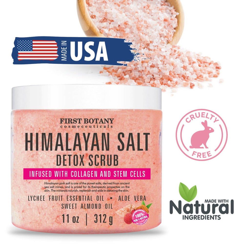 First Botany gommage sel Himalaya visage: prépare et illumine la peau.
