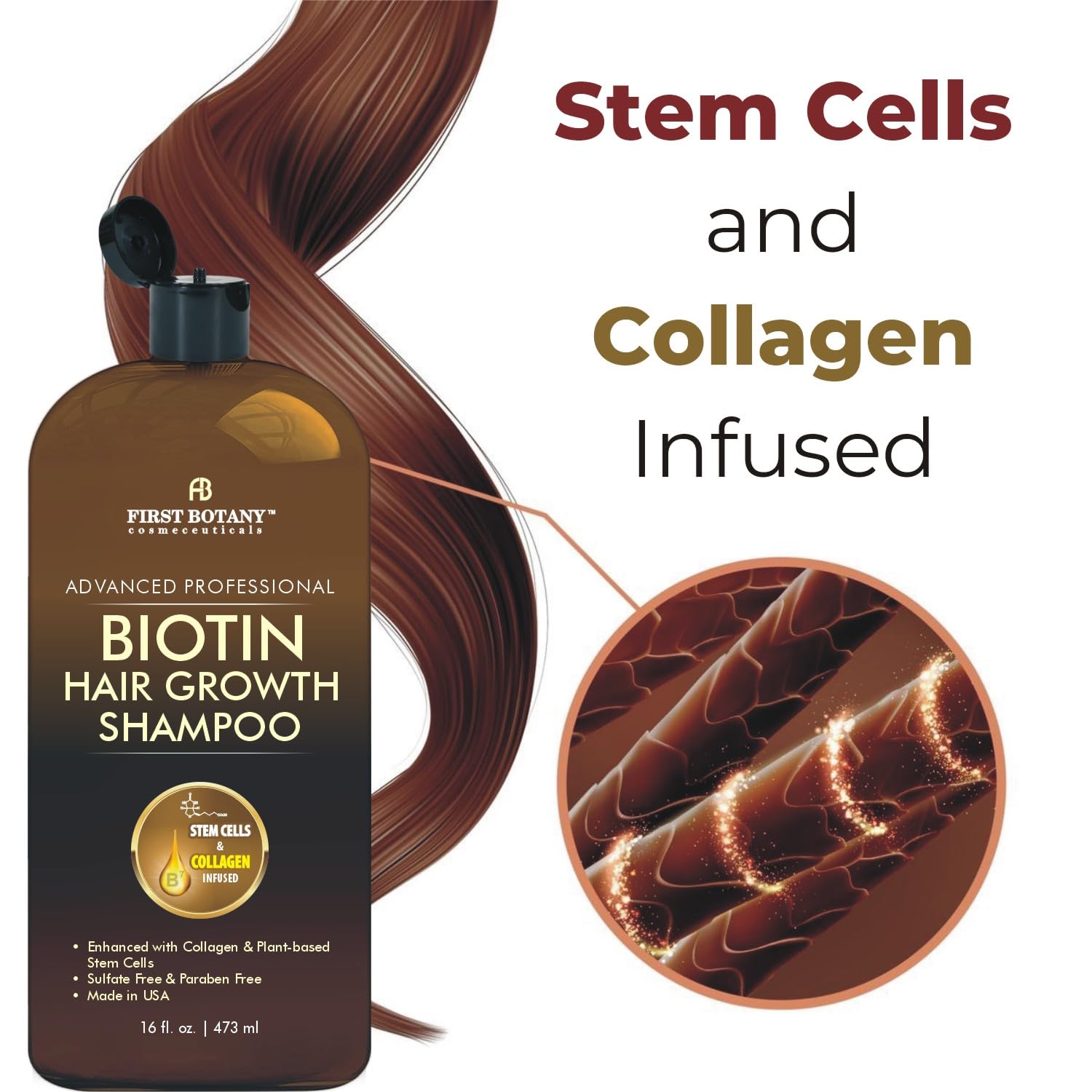 First Botany Mousse Crèmeuse – texture onctueuse qui nettoie en douceur et démêle les cheveux.