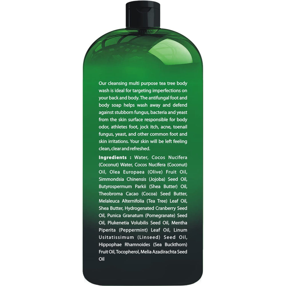 First Botany: mousse-douche-arbre-a-the, offre une exfoliation légère pour peau veloutée.