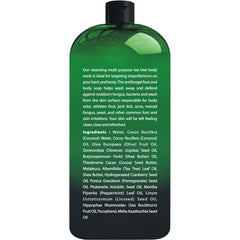 First Botany: mousse-douche-arbre-a-the, offre une exfoliation légère pour peau veloutée.