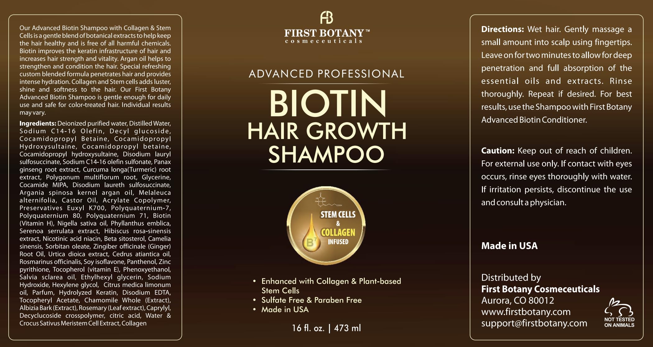 Conditionneur First Botany pour maîtriser les frisottis et la brillance.
