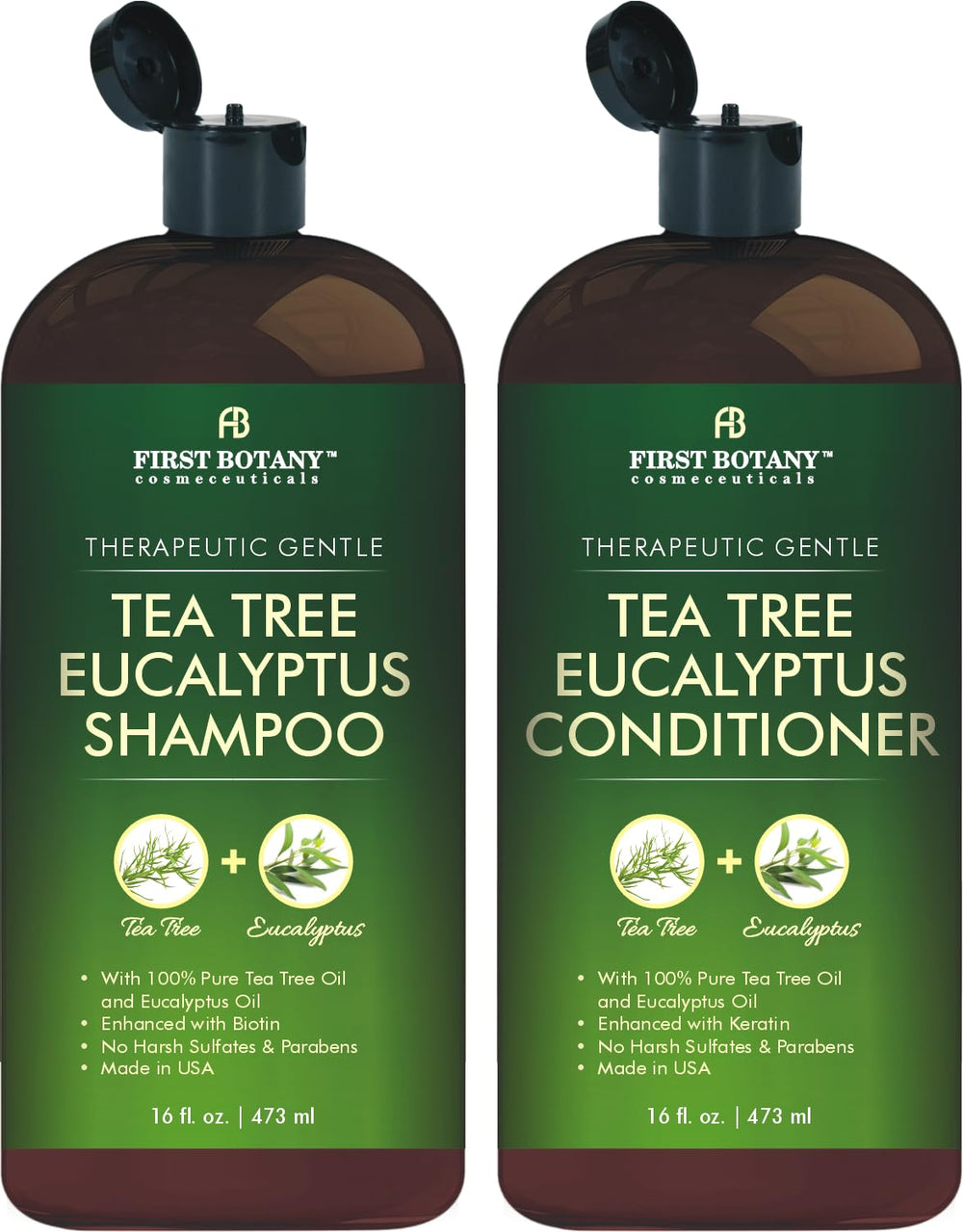 Premier Botany Shampoing purifiant en bouteille pour cuir chevelu frais et propre