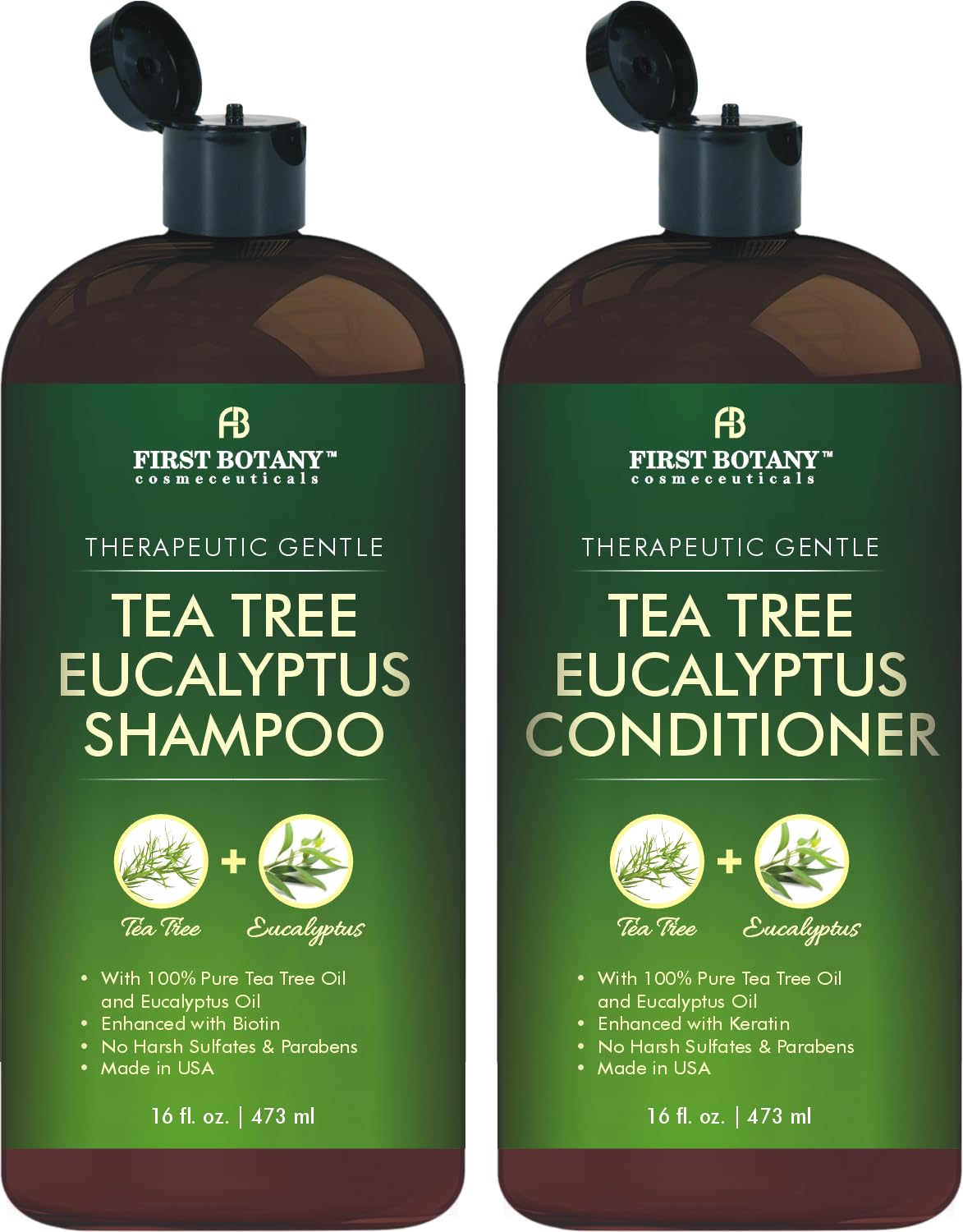 Premier Botany Shampoing purifiant en bouteille pour cuir chevelu frais et propre