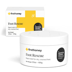 FIRST HONEY Crème réparatrice pieds — emballage pratique et hydratation rapide