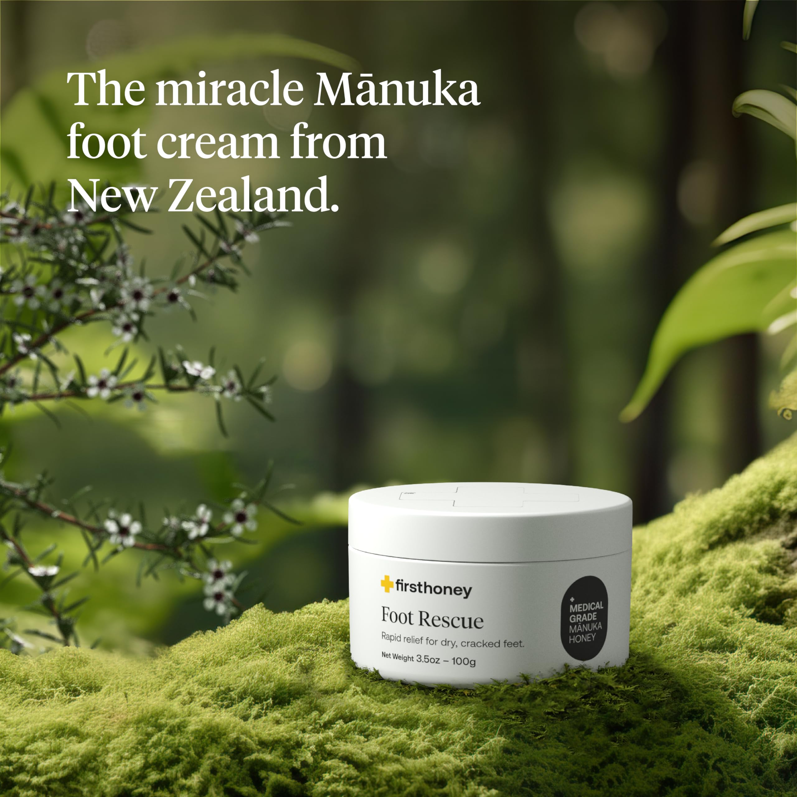FIRST HONEY Crème réparatrice pieds — protection durable contre l’assèchement et les irritations