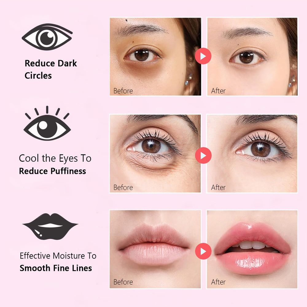 Firstfly emballage coffret masques yeux et levres, cadeau élégant.