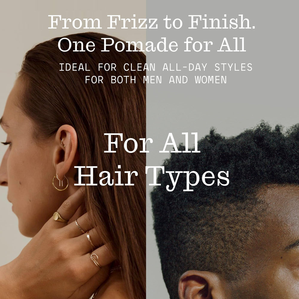 Firsthand pommade adaptée à tous types et longueurs de cheveux.