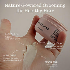Maintien fort sans résidu avec Firsthand Hair Clay Pomade