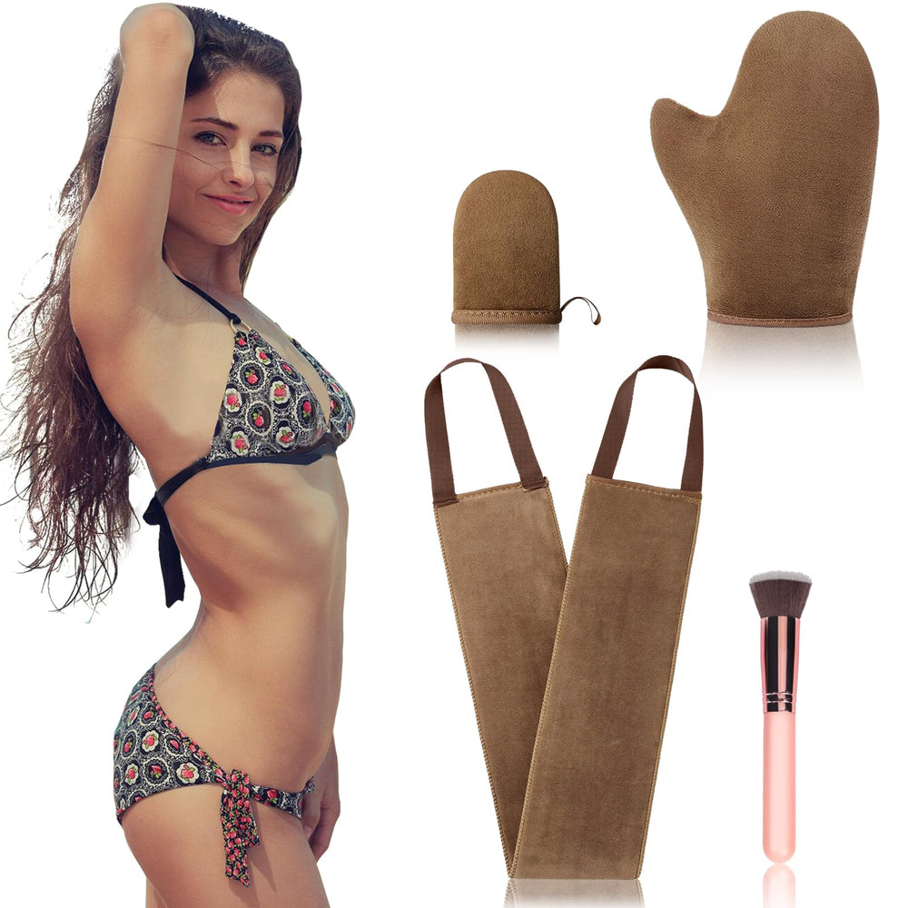 FIRSTPELLA mitaine-bronzage-auto-bronzant pour un bronzage homogène sans traces