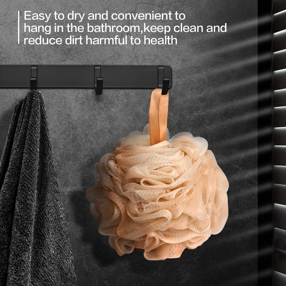 Fishent éponge-bain double noeud durable, connexion renforcée pour une utilisation fiable.