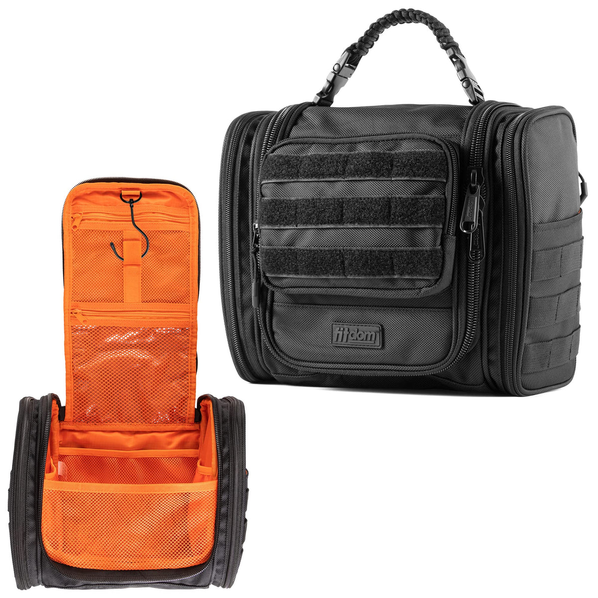 Trousse Fitdom Dopp Kit tactique, intérieur parfaitement organisé pour tout accéder rapidement